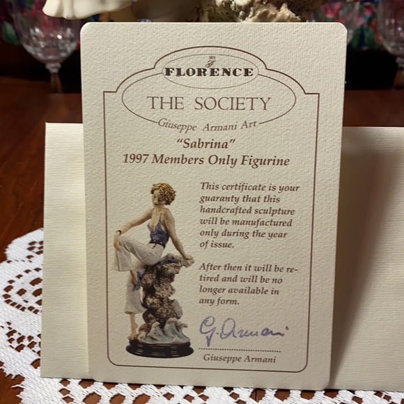 Florence Giuseppe Armani Art Figurine - Picture 13 of 16